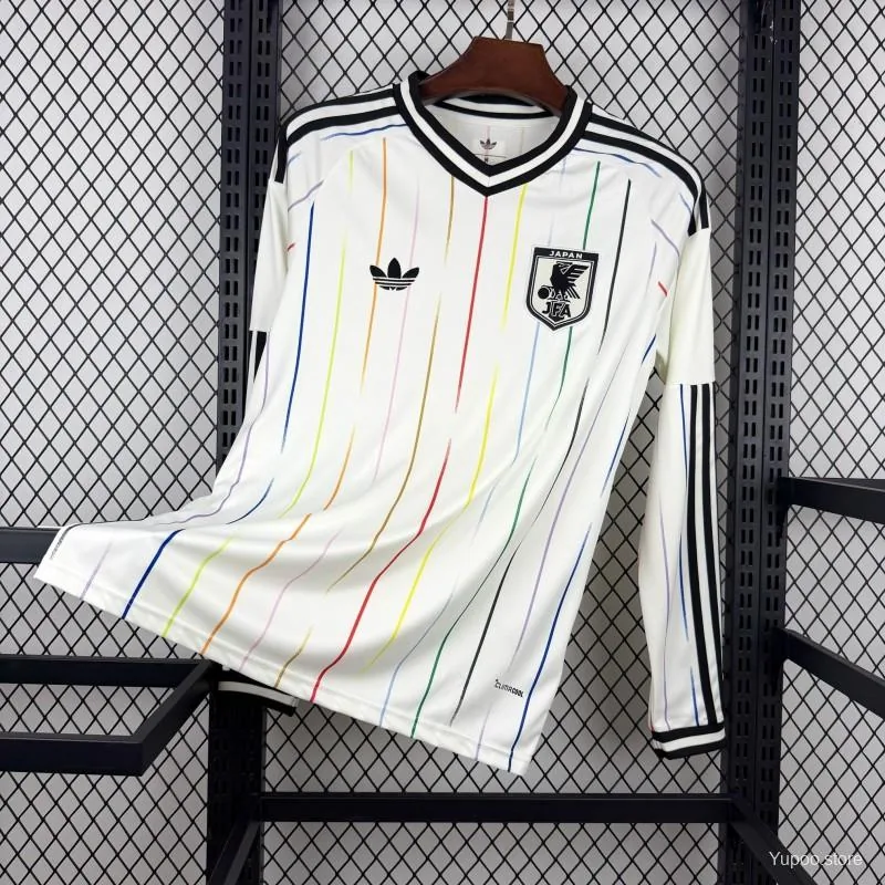Camiseta Japón 2026 VISITANTE MANGA LARGA VERSION FAN